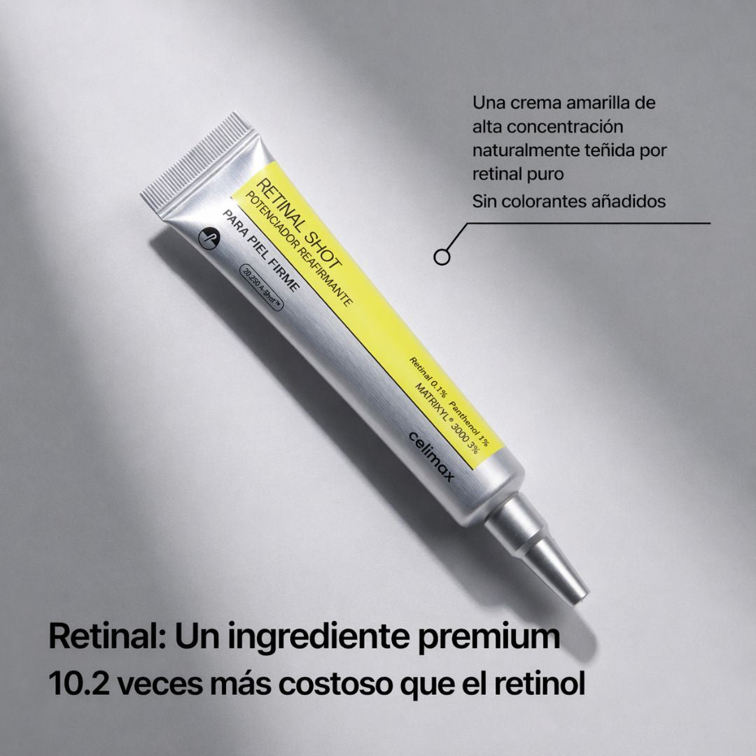 Retinal Shot Coreano™  Efecto Piel de Porcelana