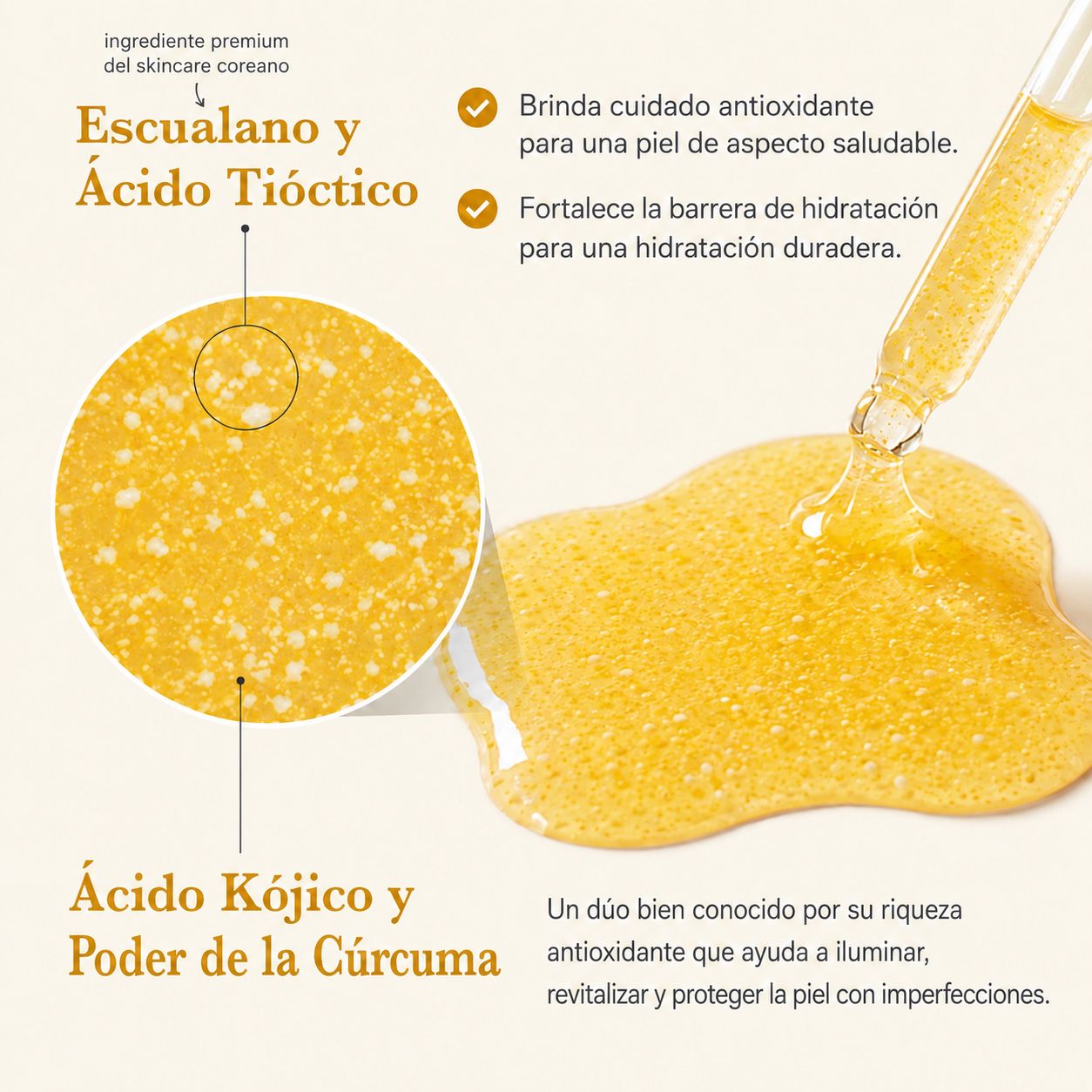 Sérum Coreano Antimanchas Kojic + Turmeric™