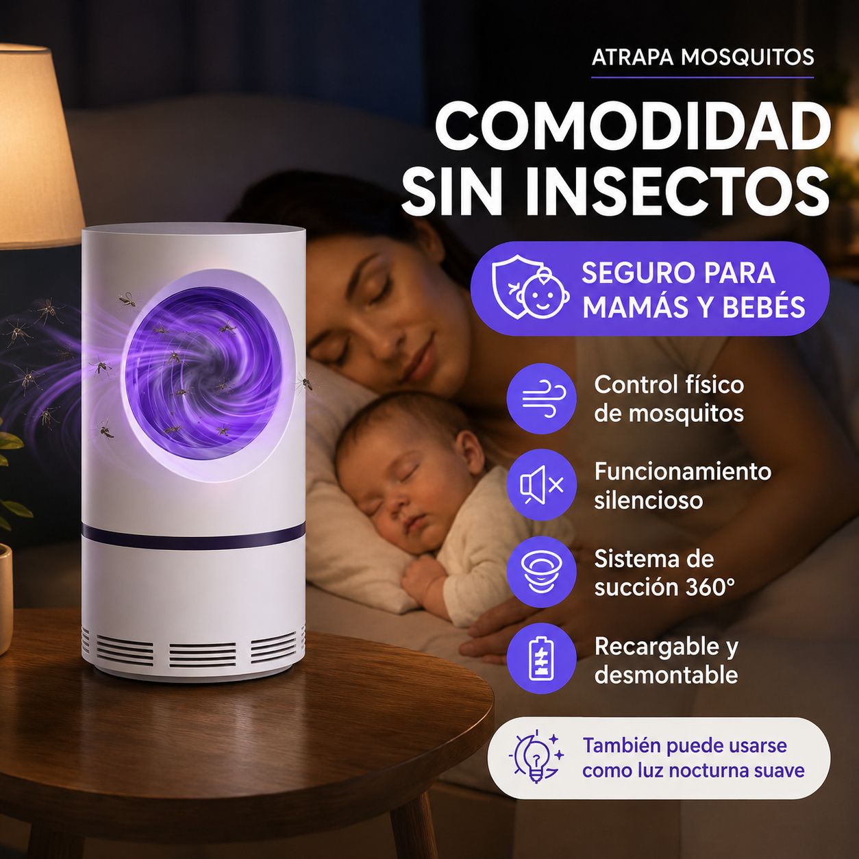Lámpara Anti-Mosquitos