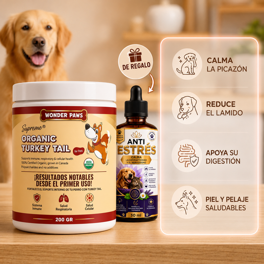 Wonder Paws Organic Turkey Tail + Obsequio