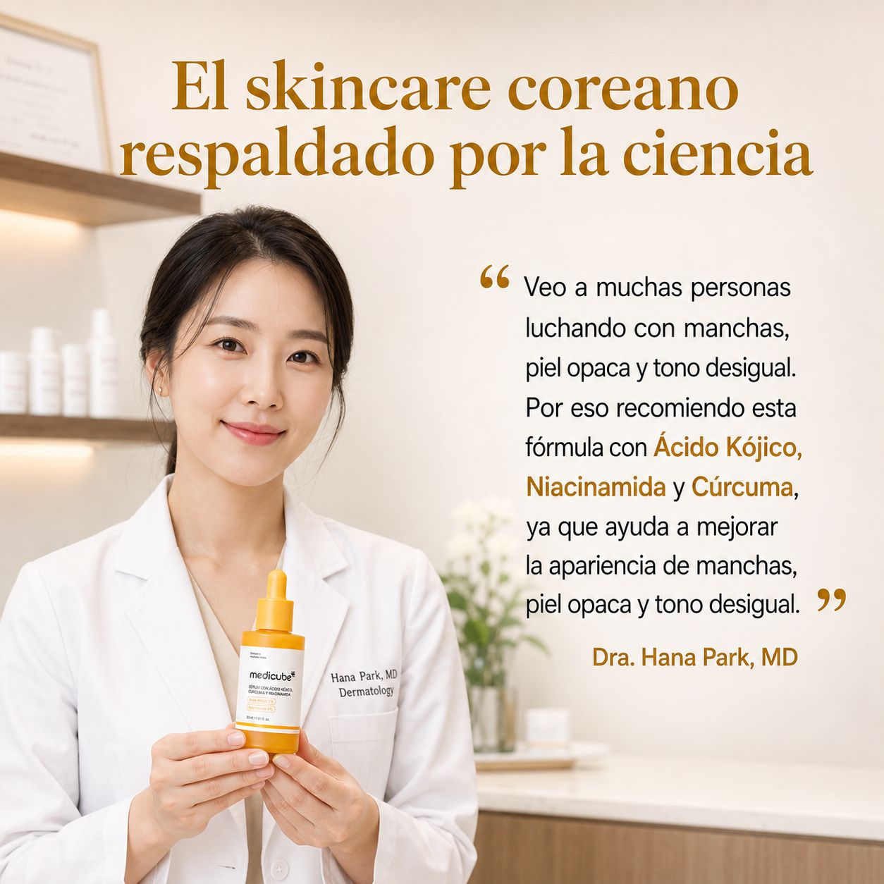 Sérum Coreano Antimanchas Kojic + Turmeric™