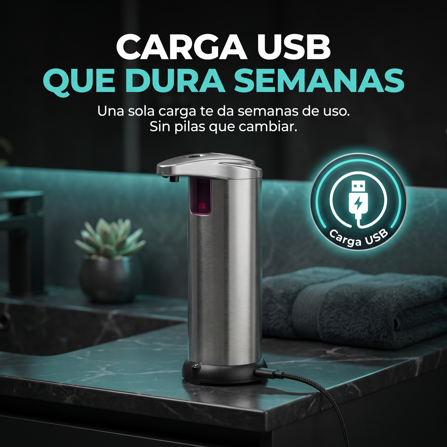 Carga USB que dura semanas